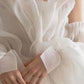 Girlhomeshops - Robe de mariée longue en tulle blanc, longueur au sol, robe de bal gh5391