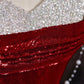 Burgunderrotes, wunderschönes, glänzendes, sexy Meerjungfrau-Pailletten-Abendkleid in langer, eleganter bodenlanger Ballkleid-Form gh3572