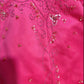 Pink Beaded Floral Elegant Long Satin Ball Gown Evening Dress Party Dress Bridesmaid Dresses gh4465