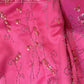 Pink Beaded Floral Elegant Long Satin Ball Gown Evening Dress Party Dress Bridesmaid Dresses gh4465
