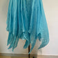 Blaues, modisches, kurzes Chiffon-Kleid mit Strasssteinen, für die Heimkehr, Geburtstagsparty, gh4943