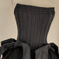 Black Sweet Cute A-line Off-shoulder Short Travel Holiday Dress Satin Birthday Dress Homecoming Dress Party Dress 11282