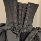 Black Sweet Cute A-line Off-shoulder Short Travel Holiday Dress Satin Birthday Dress Homecoming Dress Party Dress 11282