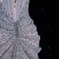 Gorgeous Mermaid Off Shoulder Sequined Long Ball Gown Formal Evening Gown Wedding Dress gh4380