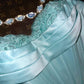 Blue Elegant Exquisite Shining Long Satin Prom Dress gh6811