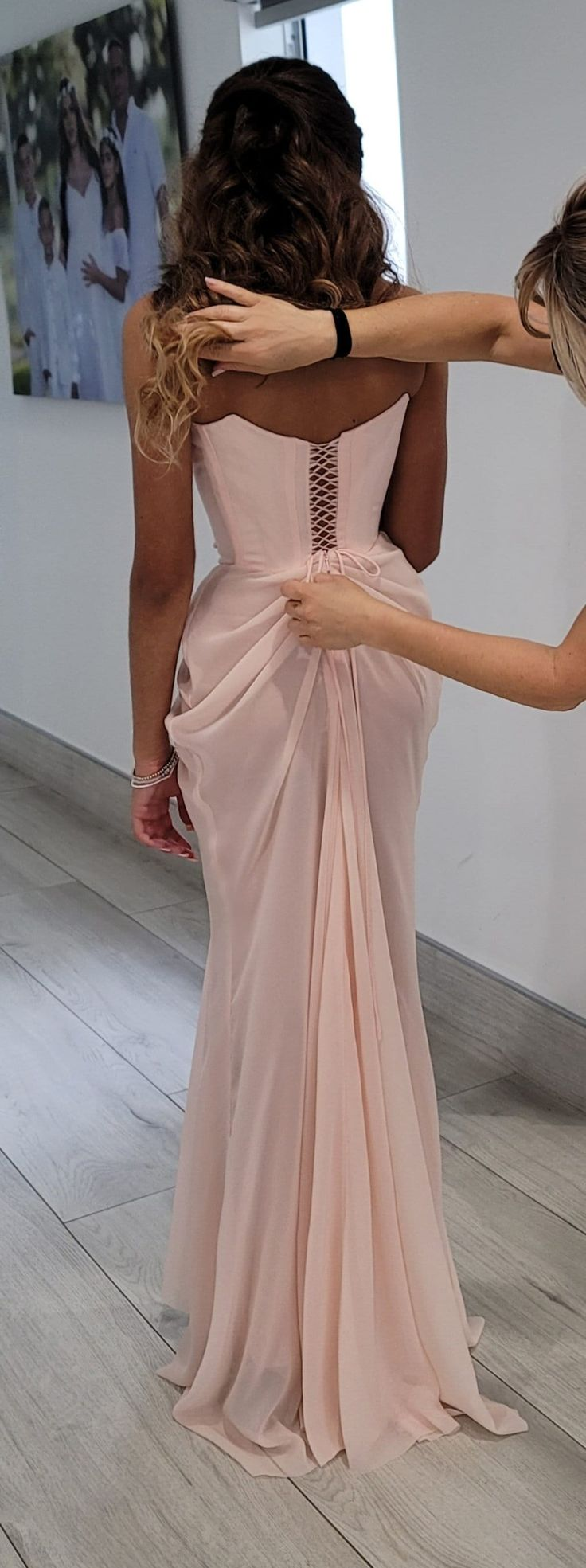 Rosa Vintage elegante Perlen A-Linie Spitze Ballkleid Abendkleid gh2926