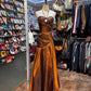 Bronze Gold Beaded Unique Fashion Retro Elegant Exquisite Long Prom Dress Evening Gown gh4215