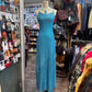 Vintage Blue Long Evening Dress gh6760