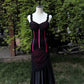 Black Pink Lace Fashion Retro Elegant Exquisite Heart Shape Neck Long Tulle Sexy Prom Dress Evening Dress Party Dress gh4143