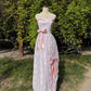 Pink Fashion Vintage Elegant Exquisite Long Satin Prom Dress Evening Dress Party Dress Graduation Dress Birthday Dress gh4142