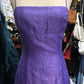 Purple Shiny Backless Exquisite Elegant Long Tulle Evening Dress Birthday Party Dress Prom Dress gh4283