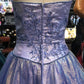 Fantasy Blue Purple Castle Princess Dress Fashion Retro Elegant Exquisite Floral Heart Shape Neck Long Satin Prom Dress Evening Dress Birthday Party Dress gh4144