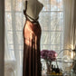 Brown Vintage Chocolate Strapless V-Neck Long Mermaid Slim Satin Ball Gown Evening Dress Birthday Party Dress Prom Dress Wedding Dress gh4097