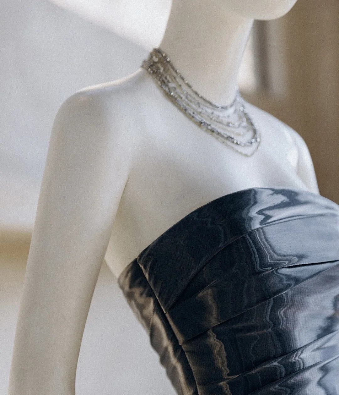 🌌🌠Blue Gothic Cyber Mechanical Goddess Liquid Metal Dress Y3K Long Satin Ball Gown Evening Dress gh4545