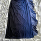 Robe de soirée longue en mousseline de soie bleu foncé/violet, élégante et brillante, avec bretelles perlées, robe de bal, robe de soirée, robe de remise de diplôme gh3507