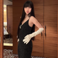 Black Spaghetti Strap Sexy Fitted Waist Slim Prom Gown, Evening Party Dress gh8391