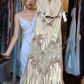 Champagne Halter Mermaid Prom Dress Vintage Floral Beaded Embroidery Long Formal Evening Gown gh9837