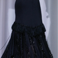 ✨Girlhomeshops-Black Corset Mermaid Party Dress Strapless Beaded Formal Gown gh9994
