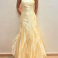 Girlhomeshops--Yellow fashion long tulle prom dress graduation dress gh5526