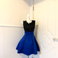 Royal Blue Homecoming Dress Sleeveless 3D Floral Applique A-Line Cocktail Party Gown gh9372