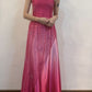 Girlhomeshops – Rosa Farbverlauf, exquisite Blumenperlen, modisches langes Tüll-Ballkleid, Abschlusskleid, gh5523