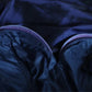 Dunkelblaues unregelmäßig plissiertes kurzes Satin-Heimkehrkleid A-Linie Prinzessinnenkleid Geburtstagskleid gh4376