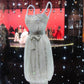 Girlhomeshops - Robe de soirée courte blanche, magnifique, en tulle brillant et perlé, style princesse, élégante et formelle, Hoco gh5601
