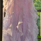Lilac Romantic Lace Elegant Long Chiffon Ball Gown Evening Dress Party Dress Date Dress gh4613