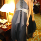 Grey Blue Ombre Halter Fitted Waist Long Vintage Elegant Prom Gown, Evening Party Dress gh8362