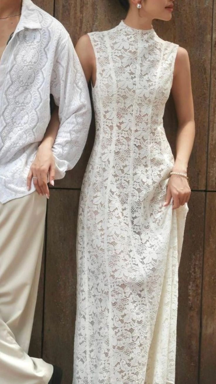 girlhomeshops - Robe de bal longue et fine en dentelle blanche exquise gh5931