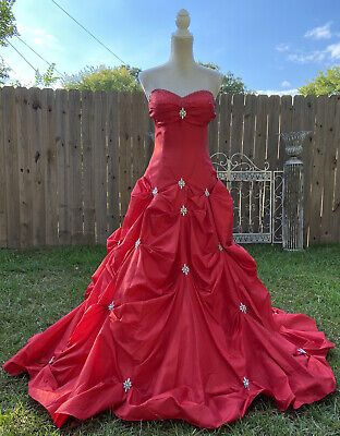 Wunderschönes, rotes, elegantes Retro-Tube-Top mit exquisitem Strass, langes Ballkleid, Abendkleid gh3309