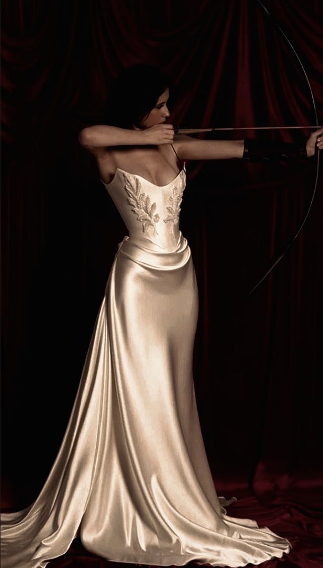 Elfenbeinfarbenes Vintage-Brautkleid mit Perlen, lang, Satin, Ballkleid, gh4956