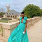Grün Mode Chiffon Lange Elegante Ballkleid Abendkleid Party Kleid gh3038