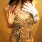 Brown Vintage Ombre Spaghetti Strap Fitted Waist Slim Bodycon Sexy Prom & Evening Party Dress gh8392