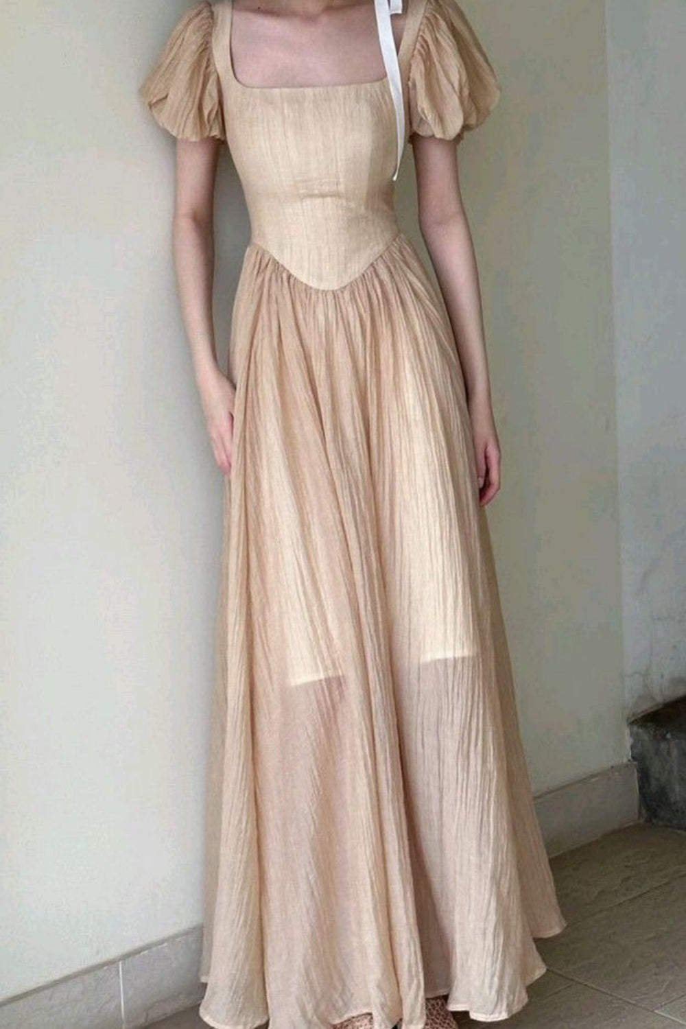 girlhomeshops -- Benutzerdefiniertes Kleid, schlichtes, langes Damen-Kurzarm-Kleid, lässig, bequem, für den Urlaub, langes Kleid gh5708