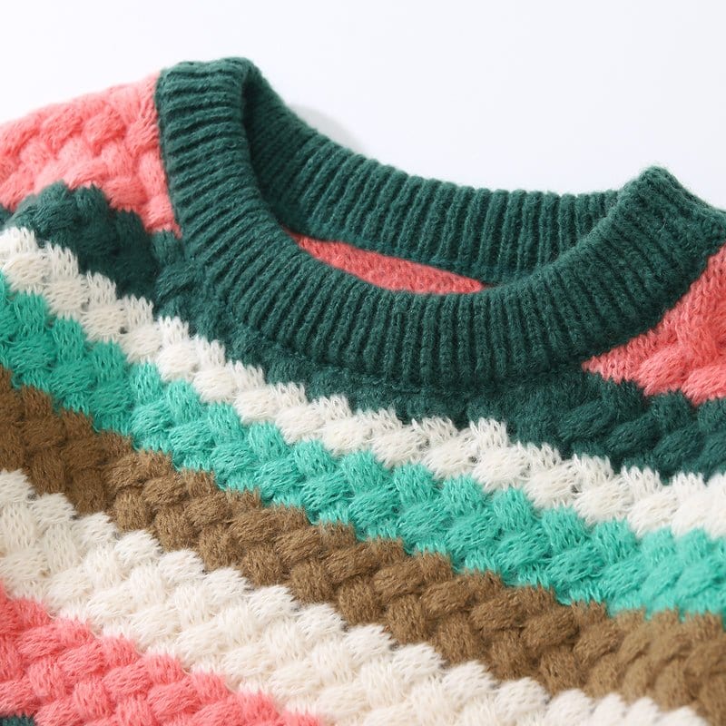 Herbst und Winter modisches Langarm-Pullover-Oberteil im Lazy-Style 5083