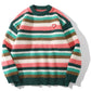 Herbst und Winter modisches Langarm-Pullover-Oberteil im Lazy-Style 5083