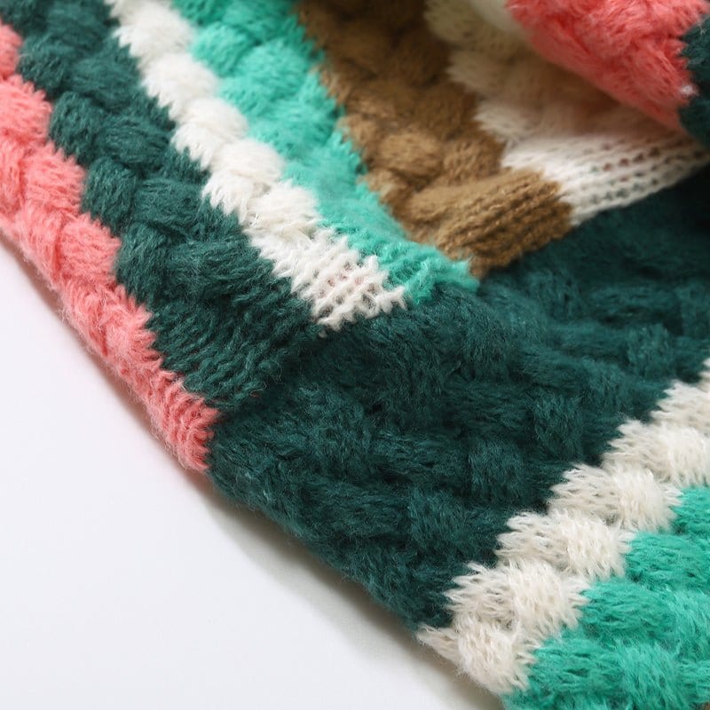 Herbst und Winter modisches Langarm-Pullover-Oberteil im Lazy-Style 5083