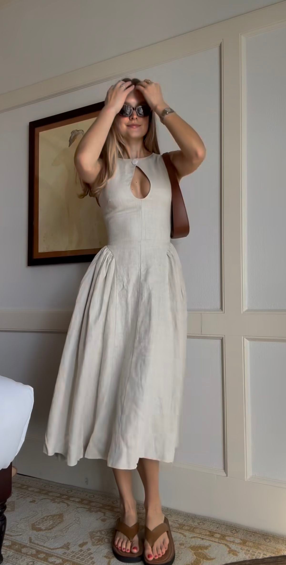 girlhomeshops – Einfaches, langes, lässiges und bequemes Kleid für Damen, gh5706