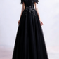 Süßes Tüll Pailletten langes Ballkleid Abendkleid 10470