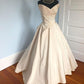 Nude Rosa Elegante Mode Lange Satin Ballkleid Abendkleid Brautkleid gh3207