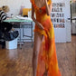 Orange Fashion Gradient Spaghetti Strap Lange Rüschen Elegante Chiffon Ballkleid prom kleid Abendkleid Urlaub Party Kleid gh3319