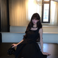 Women Elegant Black Strapless Homecoming Dress Square Neck Bow Waist A-Line Short Party Dress gh9419