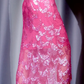 ✨Girlhomeshops-Fuchsia Spaghetti Strap Sequin Prom Dress High Slit Mermaid Evening Gown gh9981