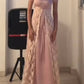 girlhomeshops-Pink short-sleeved lace retro elegant long prom dress gh5758