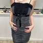Grey Spaghetti Strap Fitted Waist Sexy Vintage Bodycon Mini Prom Gown, Evening Party Dress gh8433