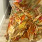 Yellow Vintage Floral Print Spaghetti Strap Fitted Waist Slim Prom & Evening Party Dress gh8454