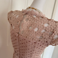 Dusty Pink Lace Short Cocktail Dress, Ruffle Cap Sleeve High‑Waist A‑Line Homecoming Dress gh9145