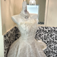 Ivory Strapless Waist-Cinched Accented Full Flared Long Romantic Dress, Wedding Gown gh7714