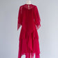 Dark pink chiffon fashion long party dress prom dress evening gown gh4759